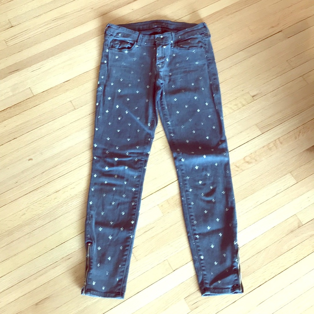 Mother Ankle Zip Looker